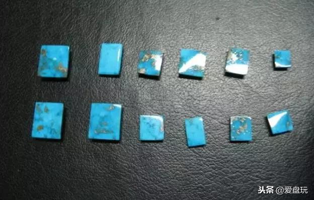 美国天然绿松石真品,美国老料绿松石