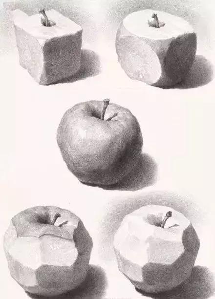 简单的以假乱真苹果怎么画,怎样画苹果简单好看