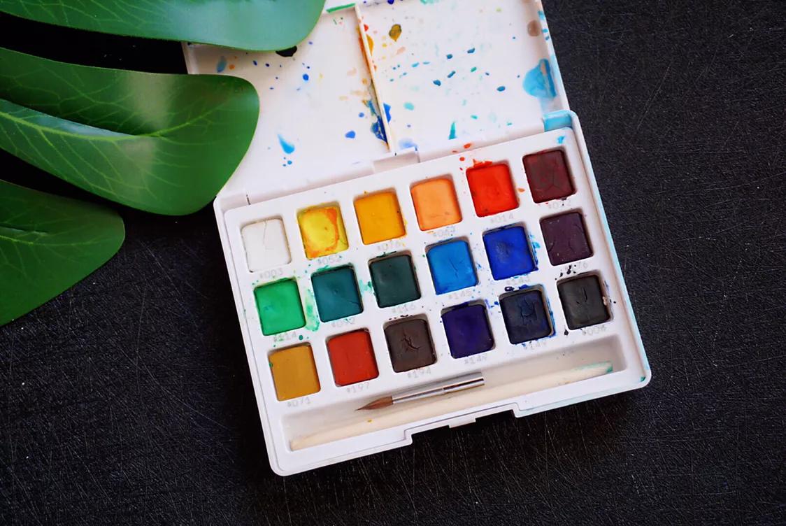 新手入坑水彩,水彩新手推荐什么颜料