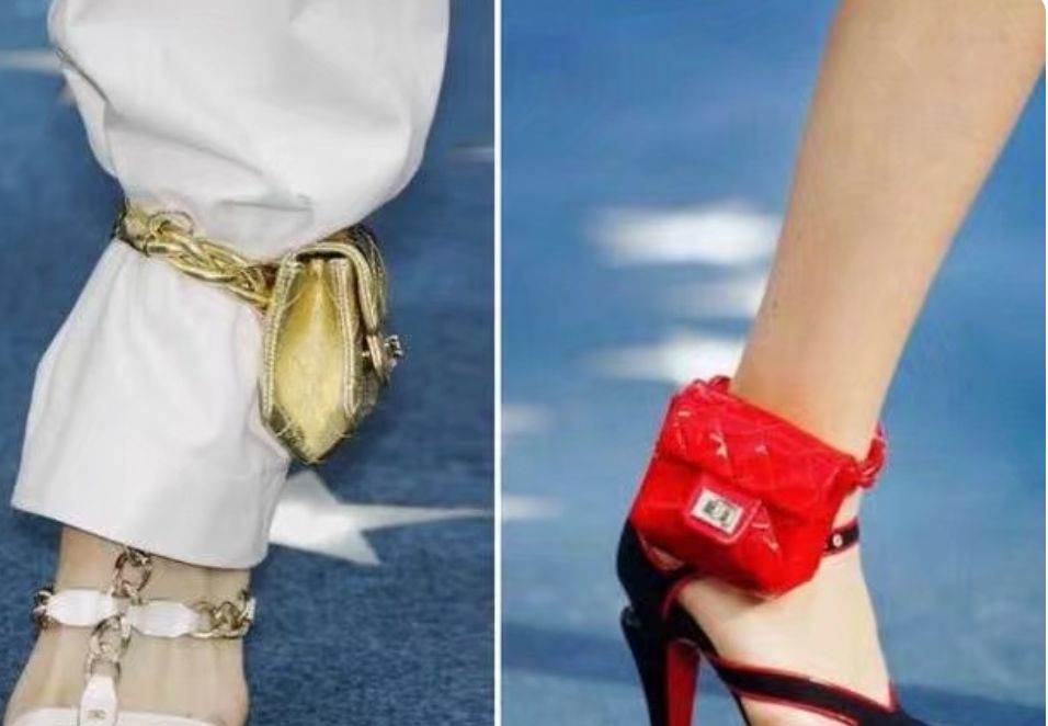 香奈儿推出脚链包包,香奈儿黑色仿包