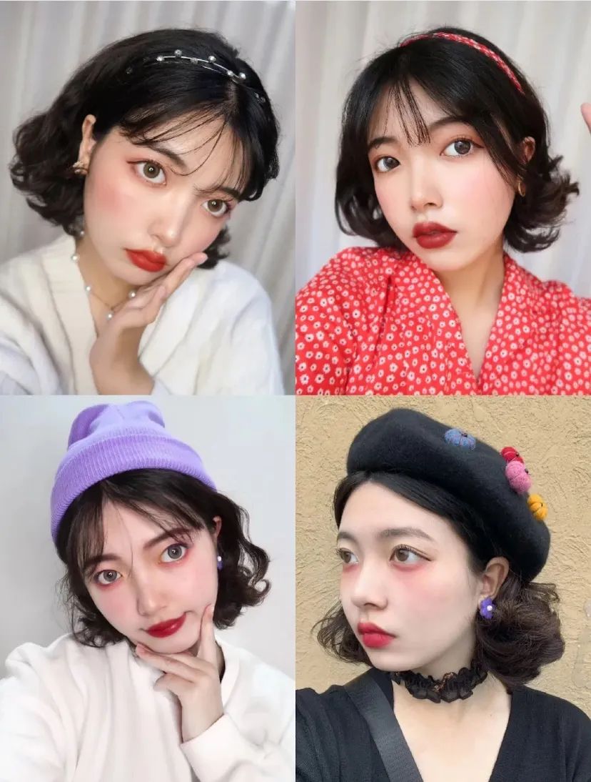 大圆脸型的女生适合剪短发,大脸女生剪短发显脸小的有哪些