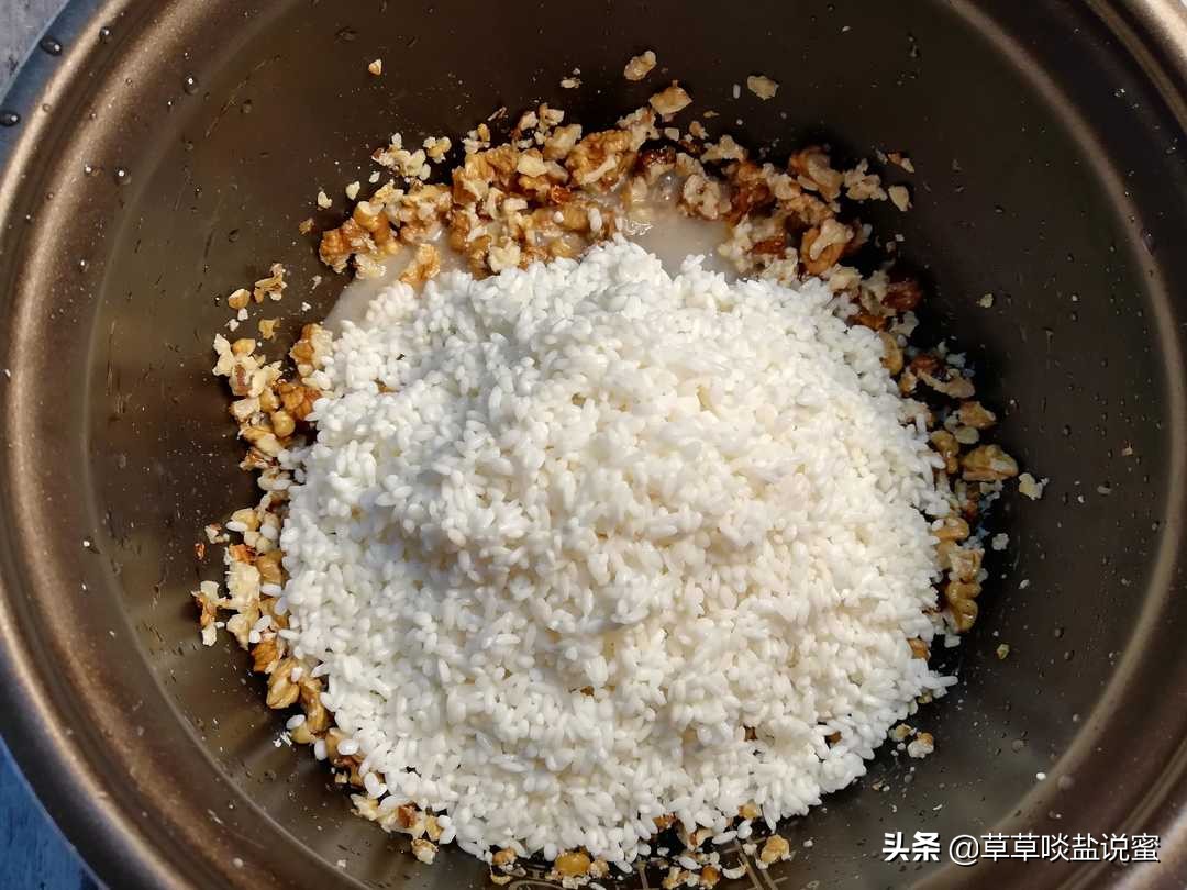 核桃饭团辅食做法大全,核桃碎饭团