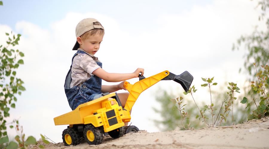 为什么小孩儿都喜欢挖掘机,为什么小孩都爱挖掘机搅拌车