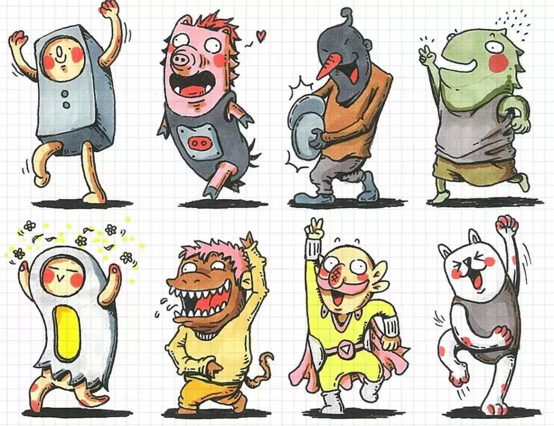 90后插画师画鬼,90后插画师山海经神兽