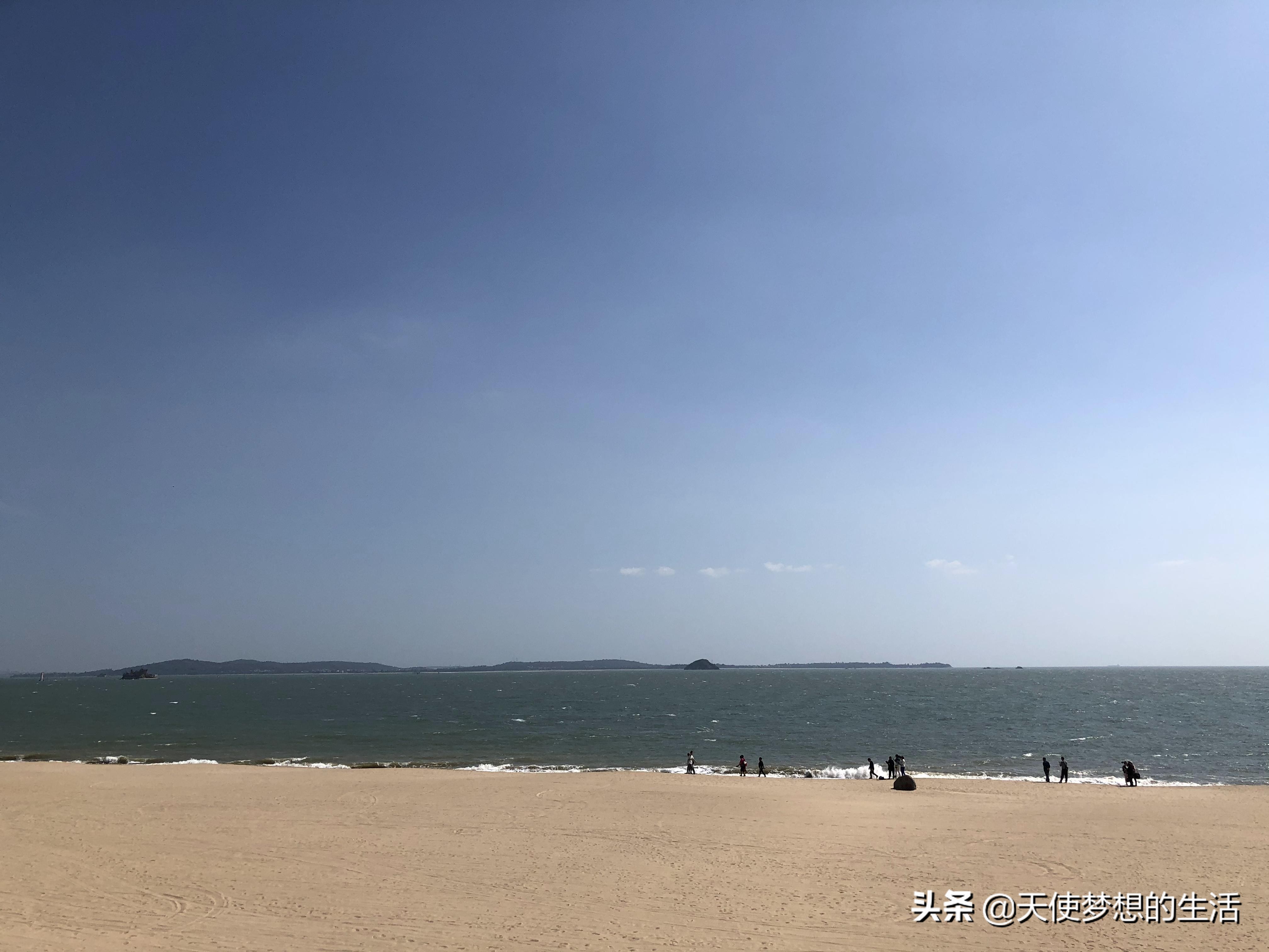 厦门白沙滩,厦门的碧水蓝天