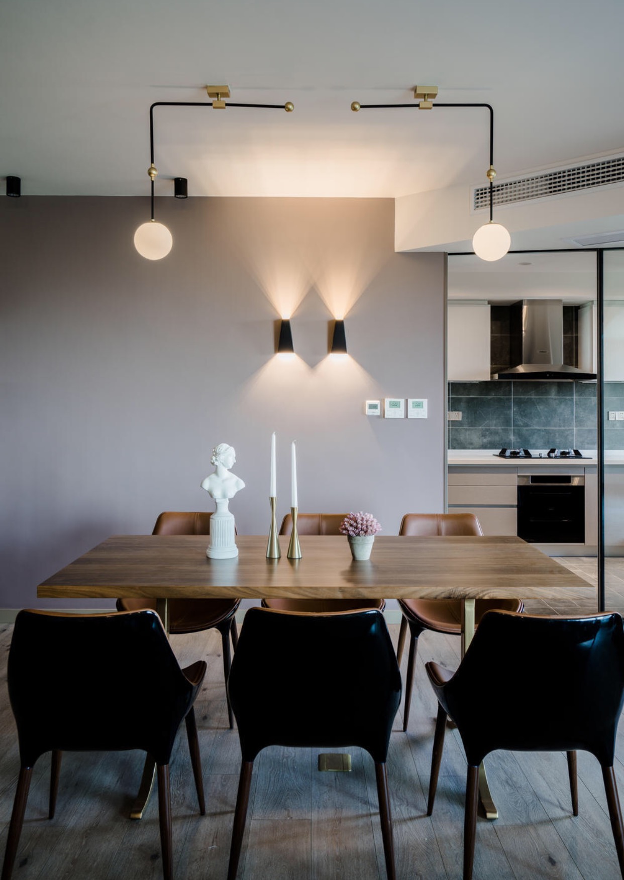 轻奢现代风格装修180大平层,棠悦府16栋装修