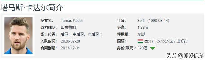 深度：鲁能争冠最后拼图卡达尔，数据详解性价比到底多高