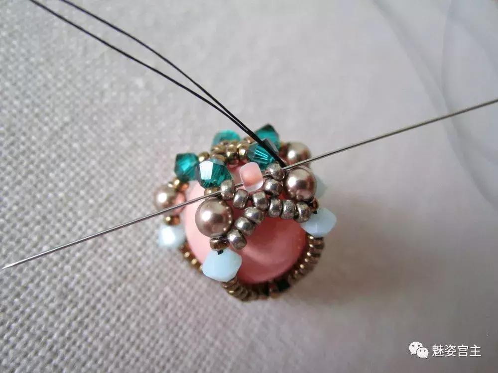 嘉德罗斯耳环怎么做教程,送你一副耳环