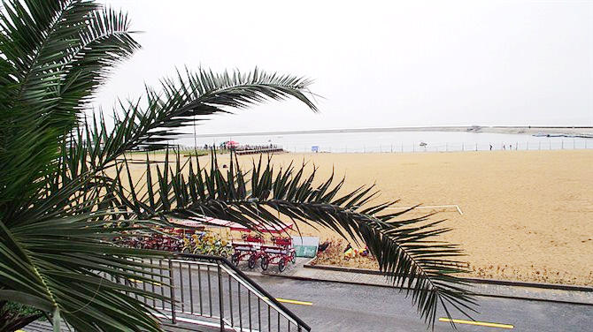 上海金山区有没有免费的沙滩,上海金山沙滩