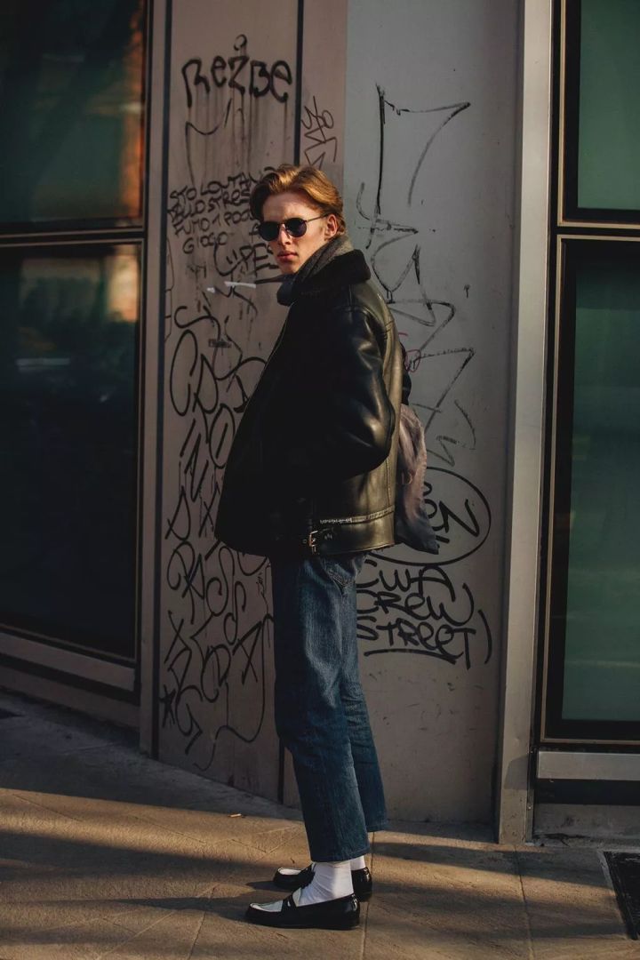 冬季男装搭配男工装裤,男生冬季裤子怎么穿暖和又好看