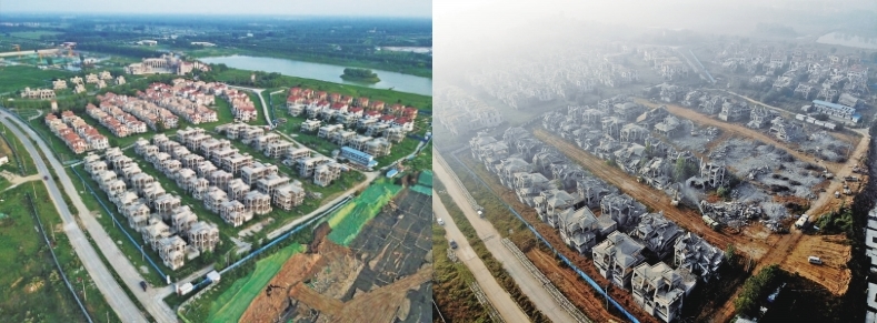 郑州最大烂尾别墅拆除,郑州烂尾别墅拆房