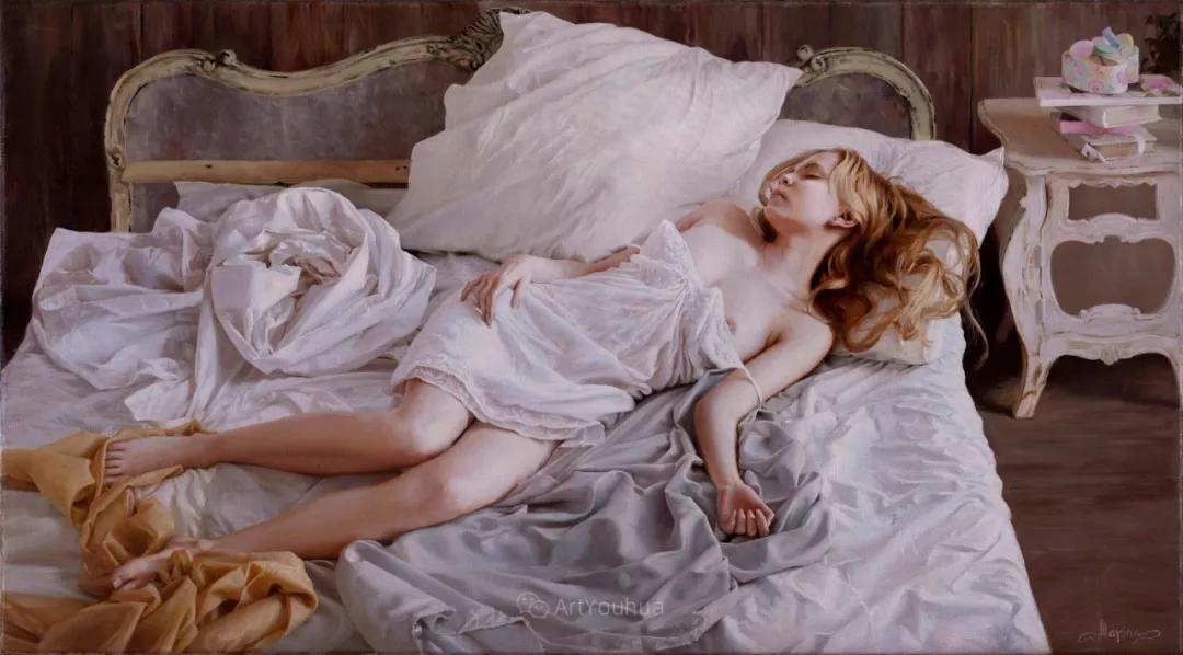 俄罗斯的女画家画的唯美油画,俄罗斯女画家油画视频