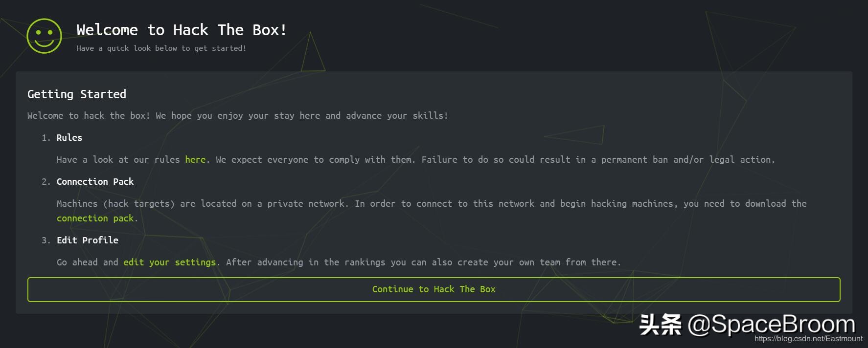三十七，Web渗透提高班之hackthebox在线靶场注册及入门知识