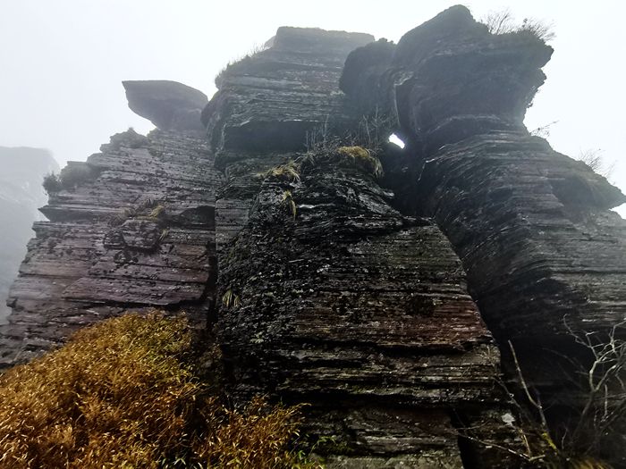 雨中的梵净山景色,烟雨梵净山