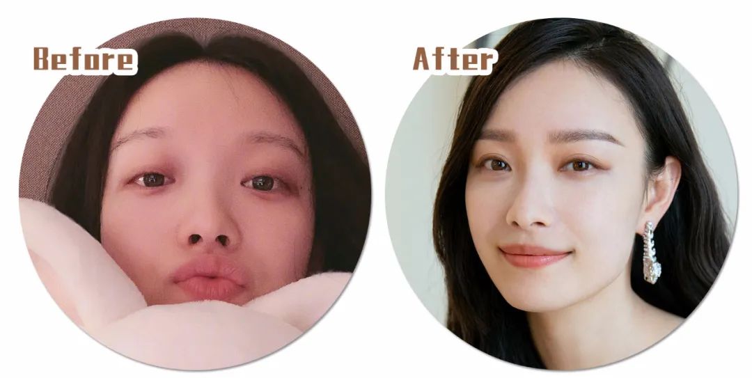 景甜眉毛属于什么眉形,景甜粗眉跟细眉的区别