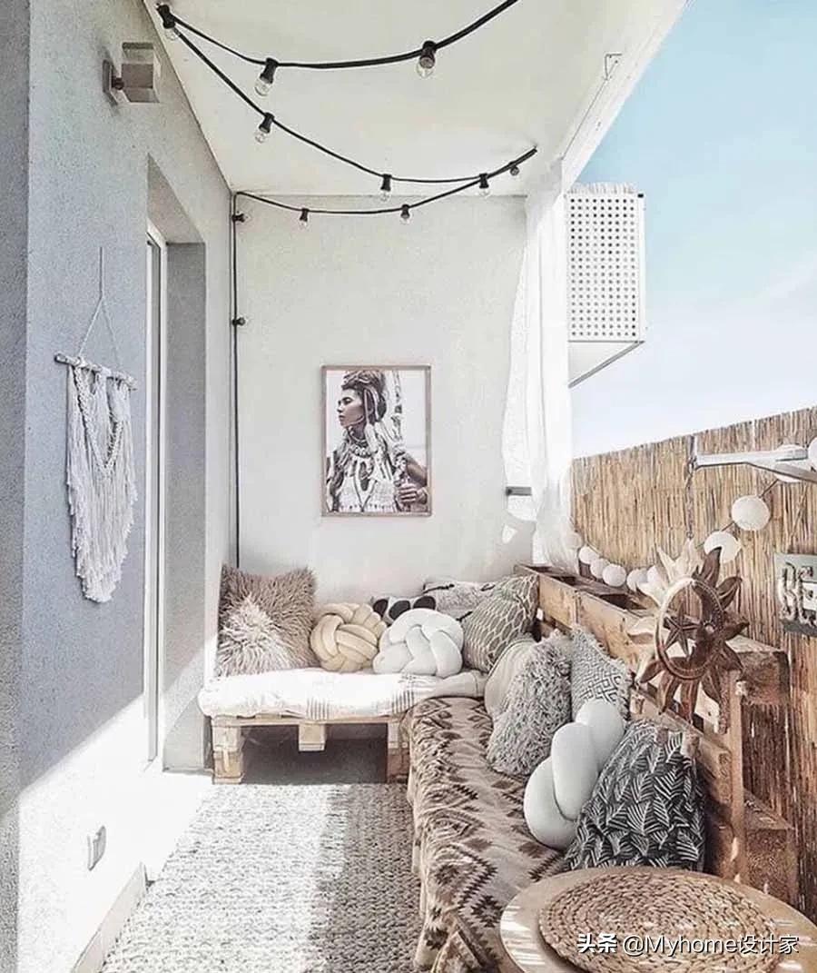 超好看的阳台装修,8米长超长阳台怎么装修好看