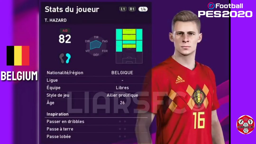 数据｜维特塞尔升黑，比利时国家队实况足球20赛季球员总评升降