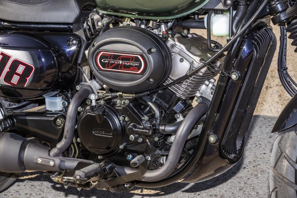 高颜值,125ccV缸太子巡航车,让人心动不已