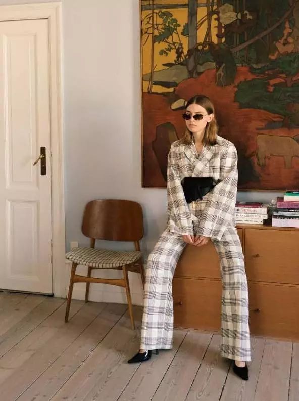 永不淘汰的格纹元素,格纹重塑经典复古摩登风强烈来袭