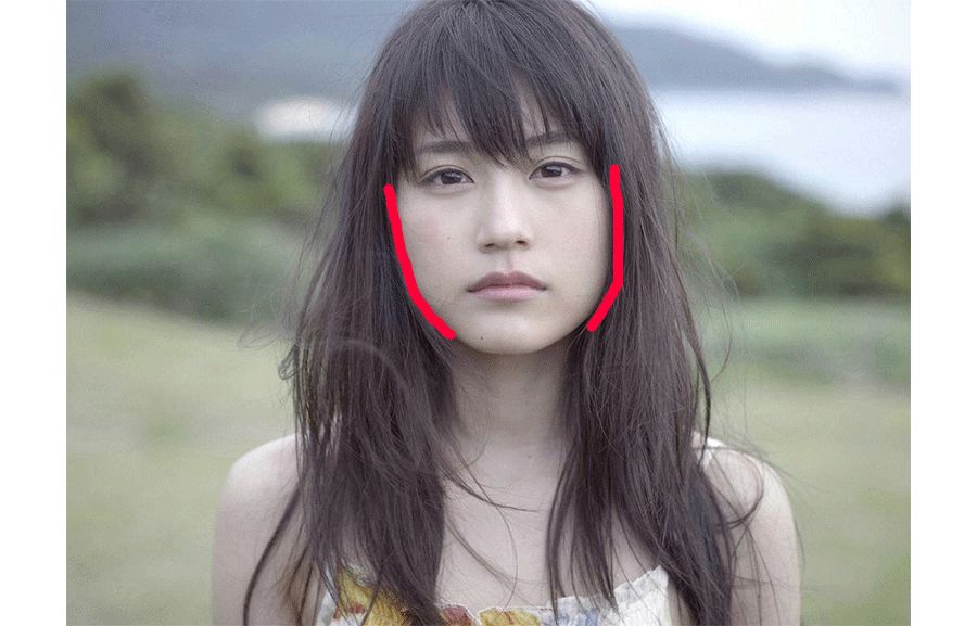 遮秃头又显脸小的刘海发型,头发遮大脸显脸小