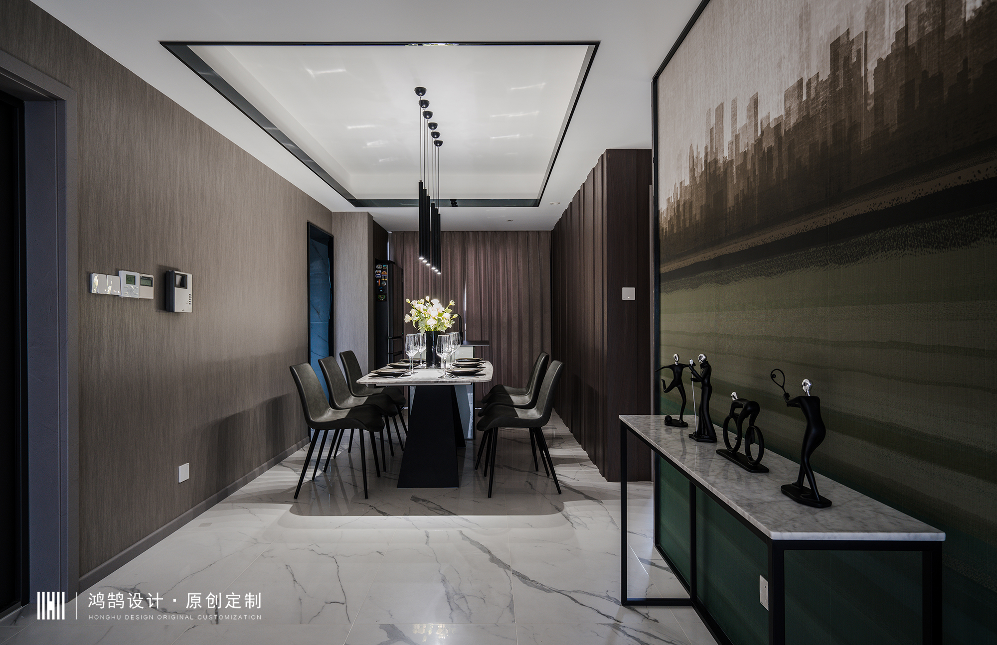 简约时尚主义拥护者：这个家“黑”的很明亮