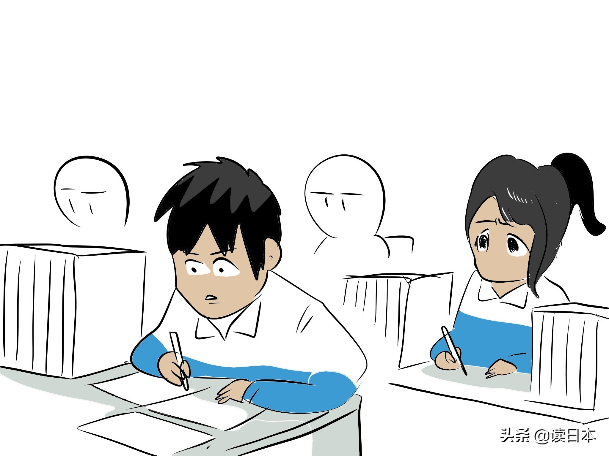 中日高等教育对比,中日高中生对比