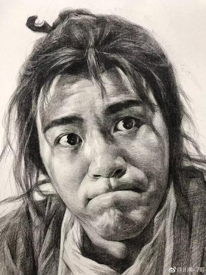 画素描时的动作细节描写作文,最难画的素描质感看看如何表现