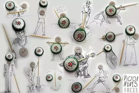 精美创意插画100幅无水印,彩铅小插画500例临摹