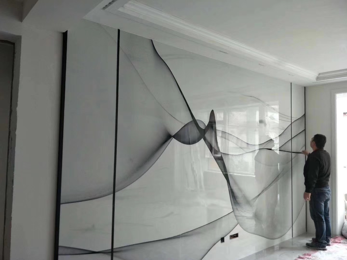 瓷砖和石材背景墙区别,瓷砖背景墙一般怎样装饰