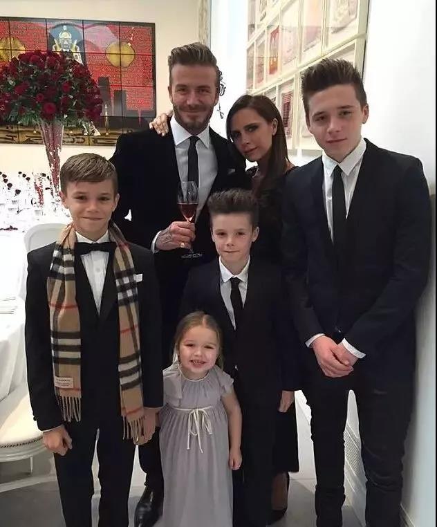 贝克汉姆万人迷,万人迷贝克汉姆全家福