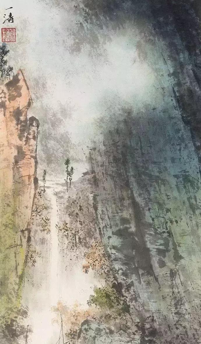 一组高清唯美的山水画收藏欣赏,美国大都会收藏明清山水画欣赏