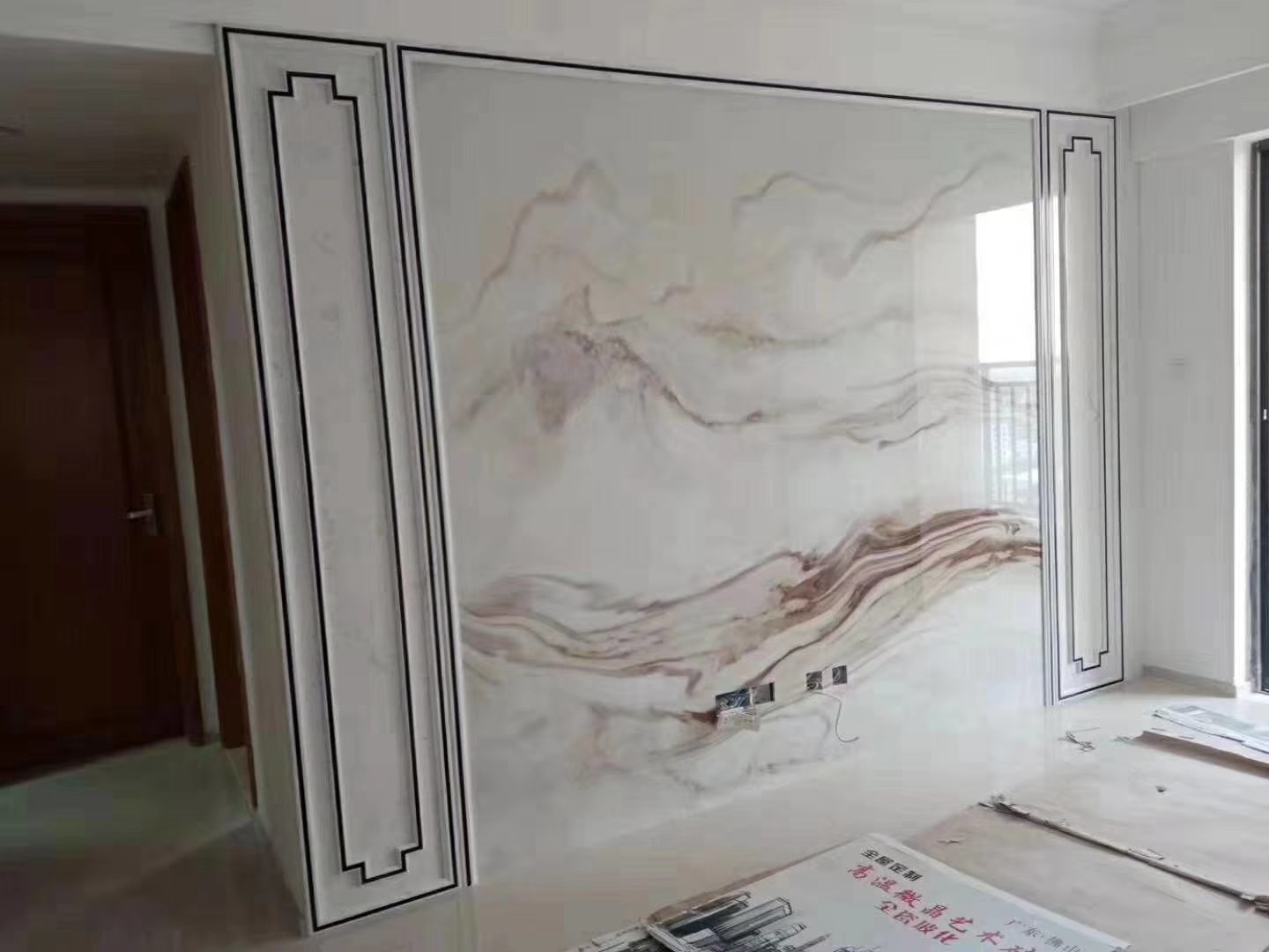 瓷砖和石材背景墙区别,瓷砖背景墙一般怎样装饰