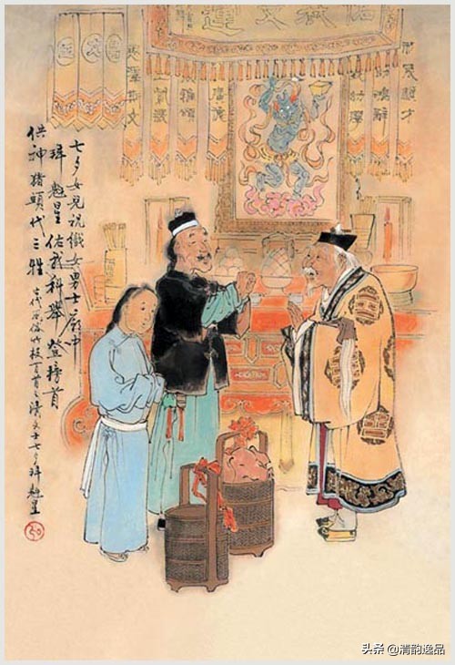 中国古代单人画,中国古代有趣的画