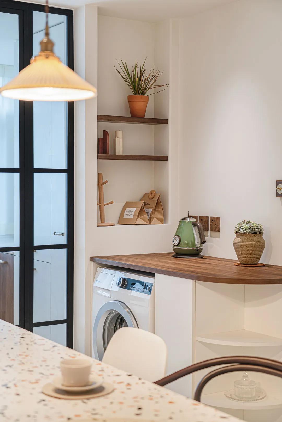 西安母女的111㎡三室暗房，拱形门、水磨石，超强储物力