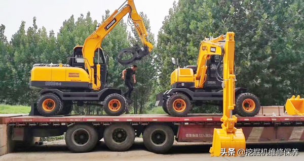 三一轮式150挖掘机,挖掘机新手要学会的技巧