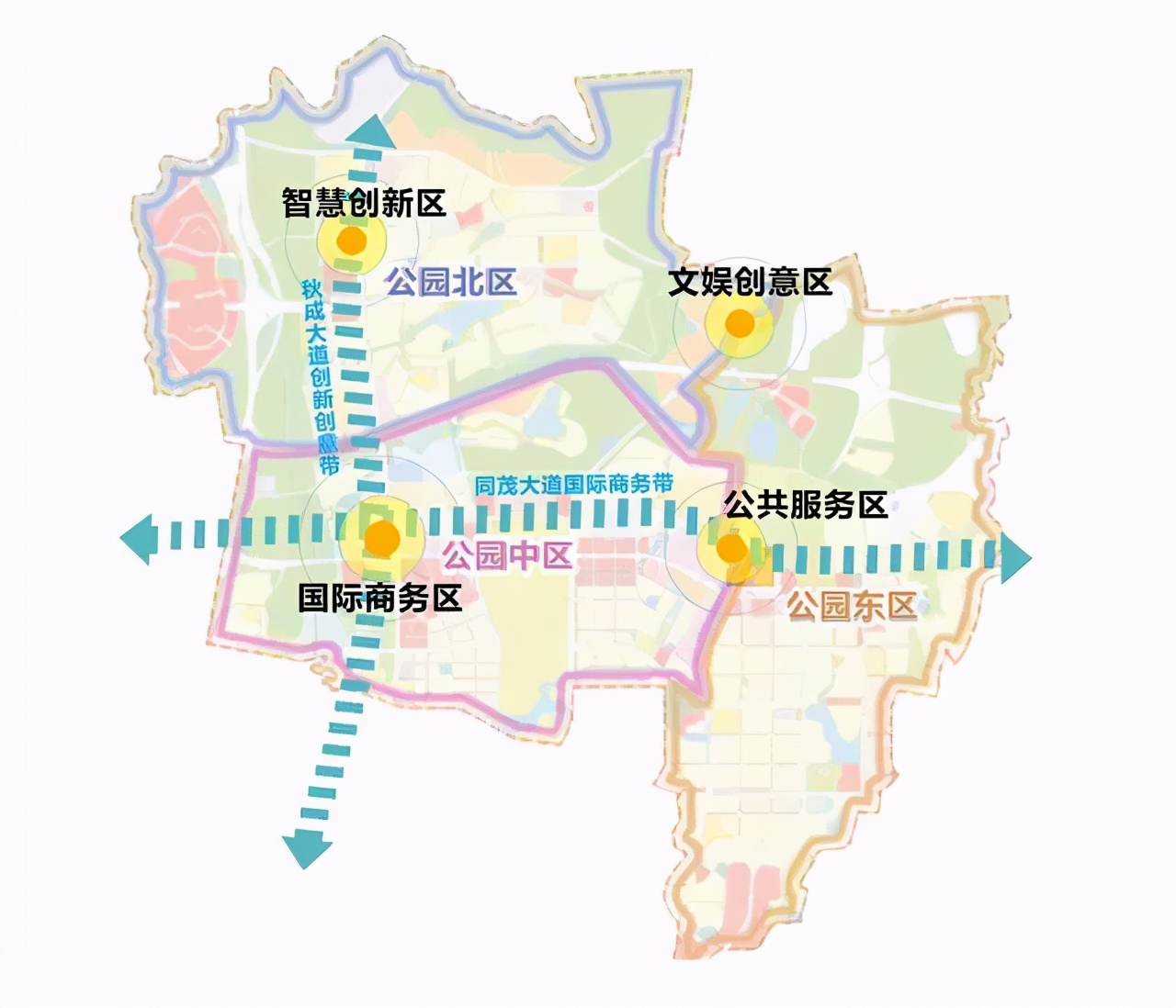 合肥中央公园最新方案布局,中央公园新规划学校