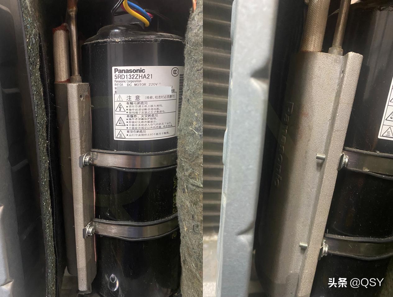 松下空调3匹柜机是什么压缩机,松下柜机尊铂空调拆解评测