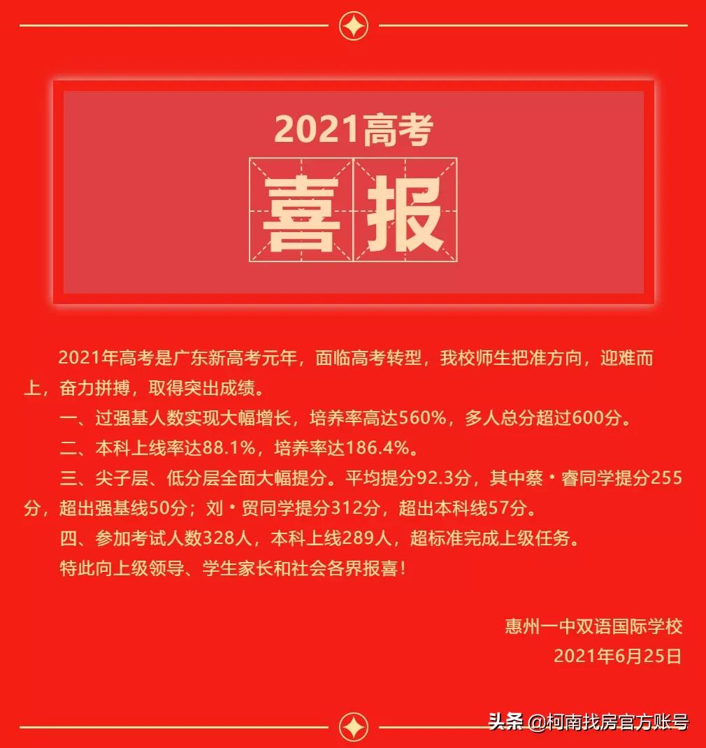 惠州最贵高中,惠州最牛的十所高中