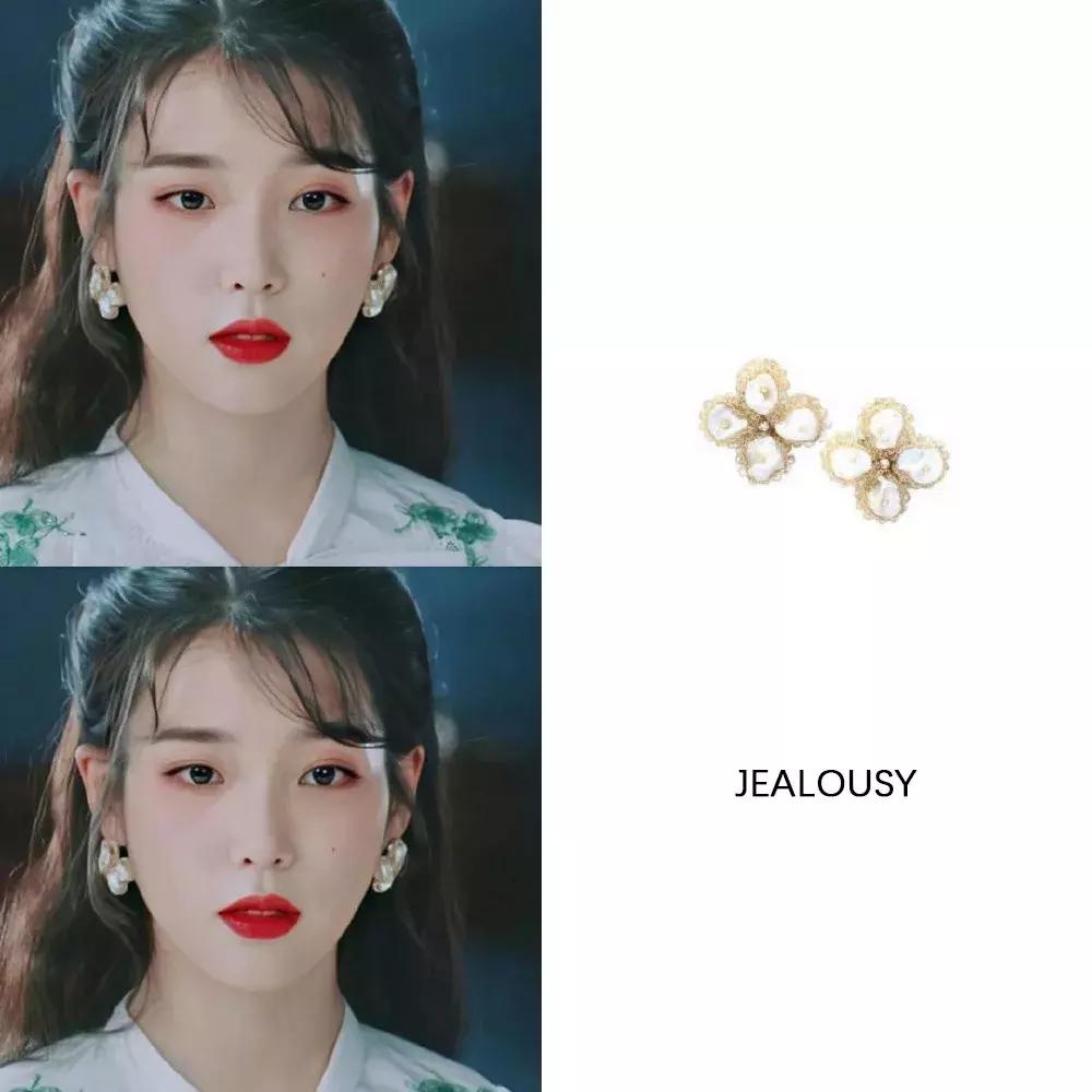 iu贵妇造型,iu纯白西装造型好美