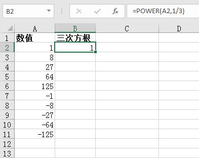 excel怎么打出来3次方,excel表格一个数开3次方