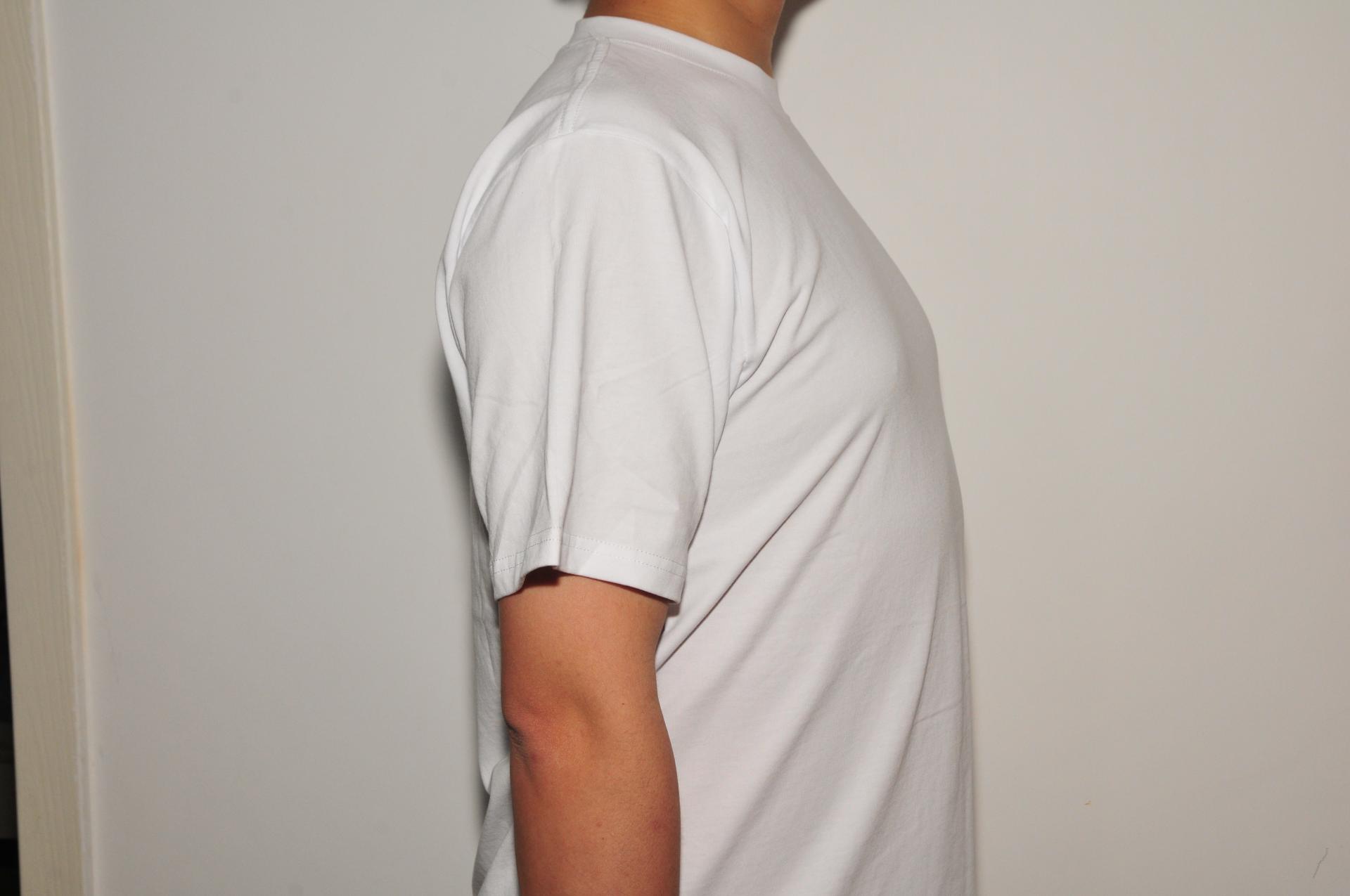 重磅t恤和普通t恤区别试穿,怎么穿又简单又好看的t恤