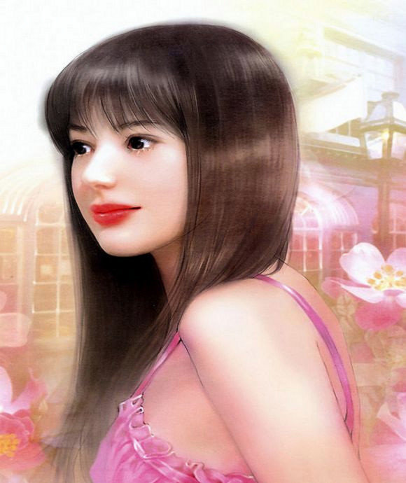 红颜如玉---德珍彩绘经典美女画