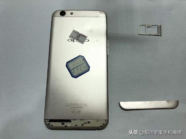 OPPO手机型号A59m更换外屏幕图文过程