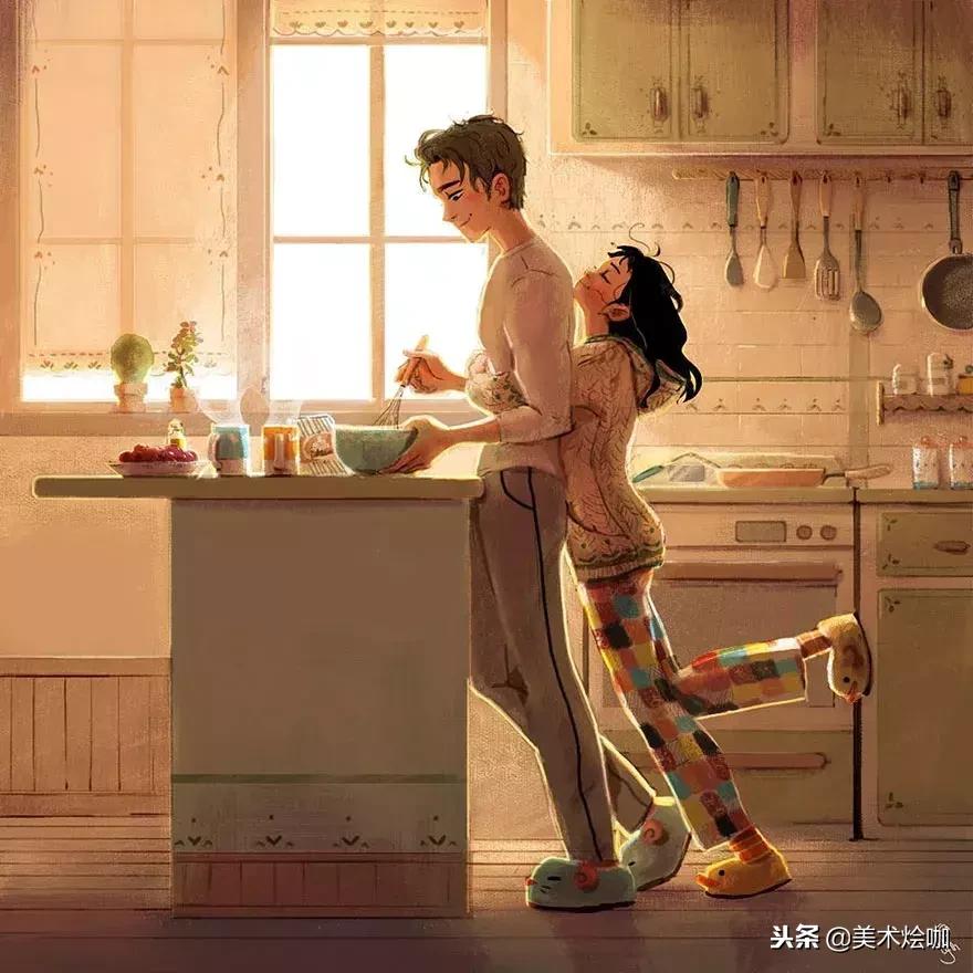 少女心爆棚的唯美插画,软萌插画清新少女心