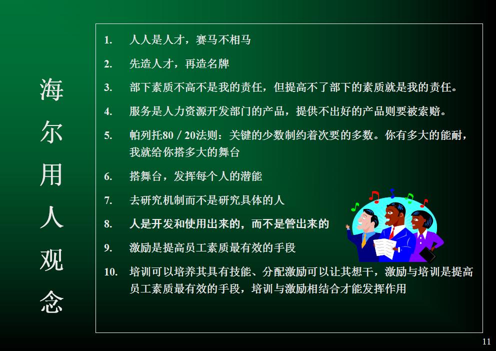 海尔公司的培训计划表,海尔培训员工的案例