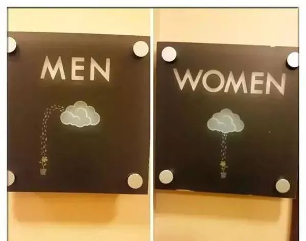 厕所奇特标识图,厕所新颖标识