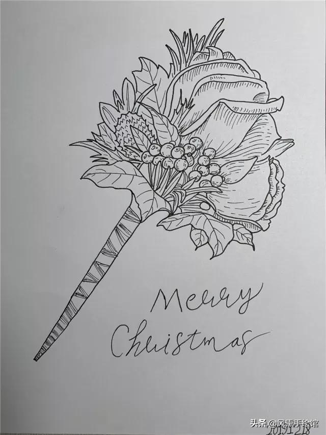 圣诞贺卡手工创意,圣诞节贺卡美术作品