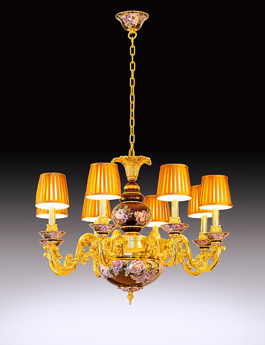 自由亮灯饰用的什么材质,轻奢灯饰材质