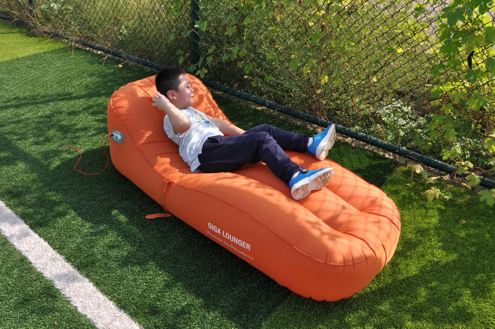 休闲懒人充气床,户外旅行自动充气床懒人必备