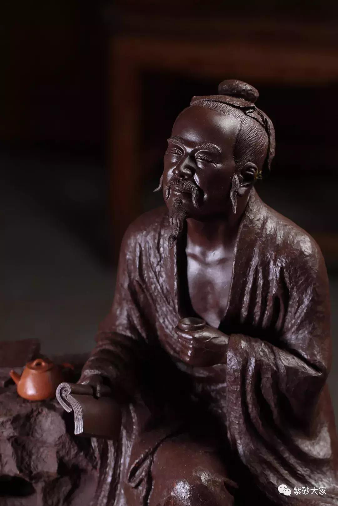 紫砂臻品——王志刚《茶圣•陆羽》第十四届制陶大赛一等奖作品